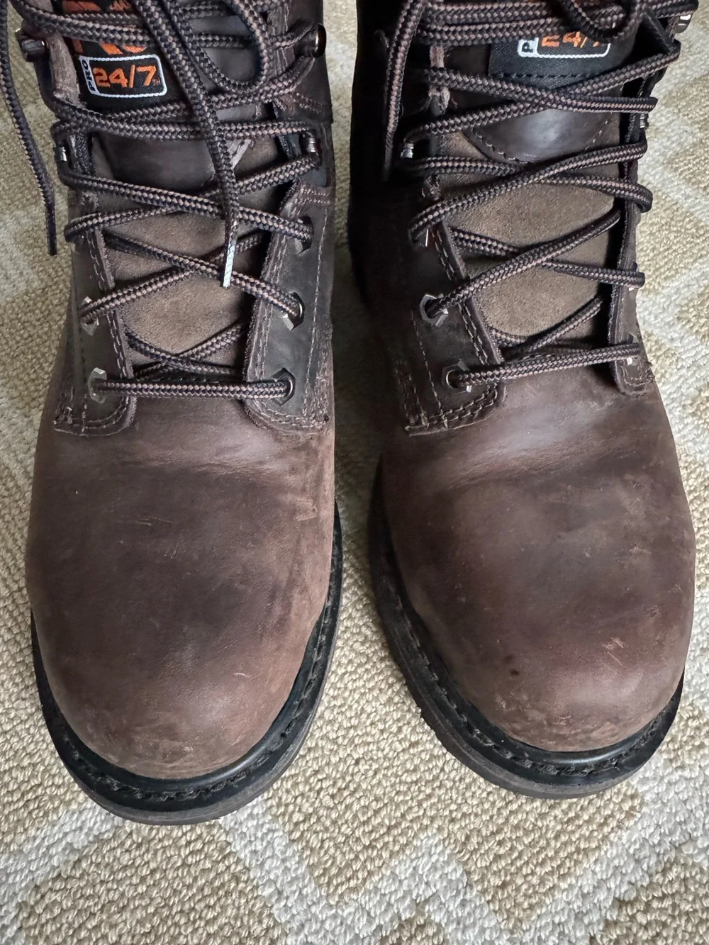 Timberland PRO Pit Boss 6” Steel Toe EH Work Boots Streetwear Brown Men’s 8.5W